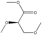 [R,(+)]-2,3-Dimethoxypropionic acid methyl ester Struktur