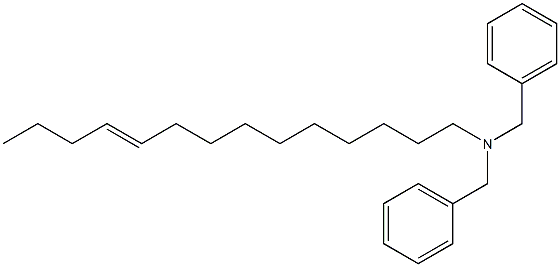 (10-Tetradecenyl)dibenzylamine Struktur