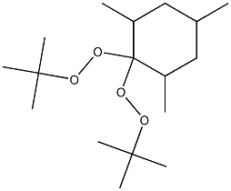 2,4,6-Trimethyl-1,1-bis(tert-butylperoxy)cyclohexane Struktur