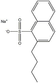 2-Butyl-1-naphthalenesulfonic acid sodium salt Struktur