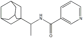 N-[1-(1-Adamantyl)ethyl]nicotinamide Struktur