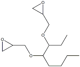 3,4-Bis(glycidyloxy)octane Struktur