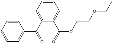 2-Benzoylbenzoic acid 2-ethoxyethyl ester Struktur