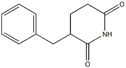 3-(Benzyl)piperidine-2,6-dione Struktur