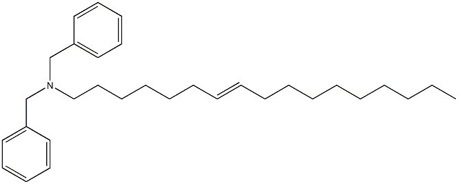 (7-Heptadecenyl)dibenzylamine Struktur