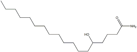 5-Hydroxyoctadecanamide Struktur