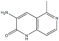 3-Amino-5-methyl-1,6-naphthyridin-2(1H)-one Struktur