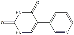 5-(3-Pyridyl)uracil Struktur