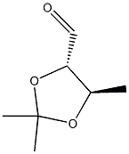 (4S,5R)-2,2,5-Trimethyl-1,3-dioxolane-4-carbaldehyde Struktur