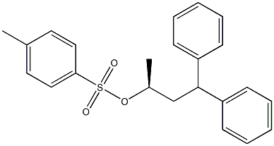 (-)-p-Toluenesulfonic acid (S)-4,4-diphenylbutane-2-yl ester Struktur