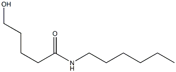 N-Hexyl-5-hydroxypentanamide Struktur