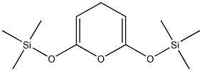 2,6-Bis(trimethylsiloxy)-4H-pyran Struktur