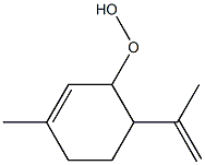 p-Mentha-1,8-dien-3-yl hydroperoxide Struktur