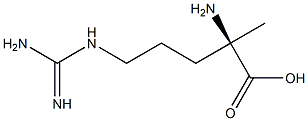 (-)-2-Methyl-D-arginine Struktur