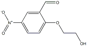 5-Nitro-2-(2-hydroxyethoxy)benzaldehyde Struktur