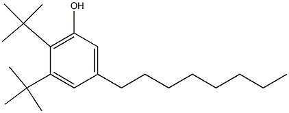 5,6-Di-tert-butyl-3-octylphenol Struktur