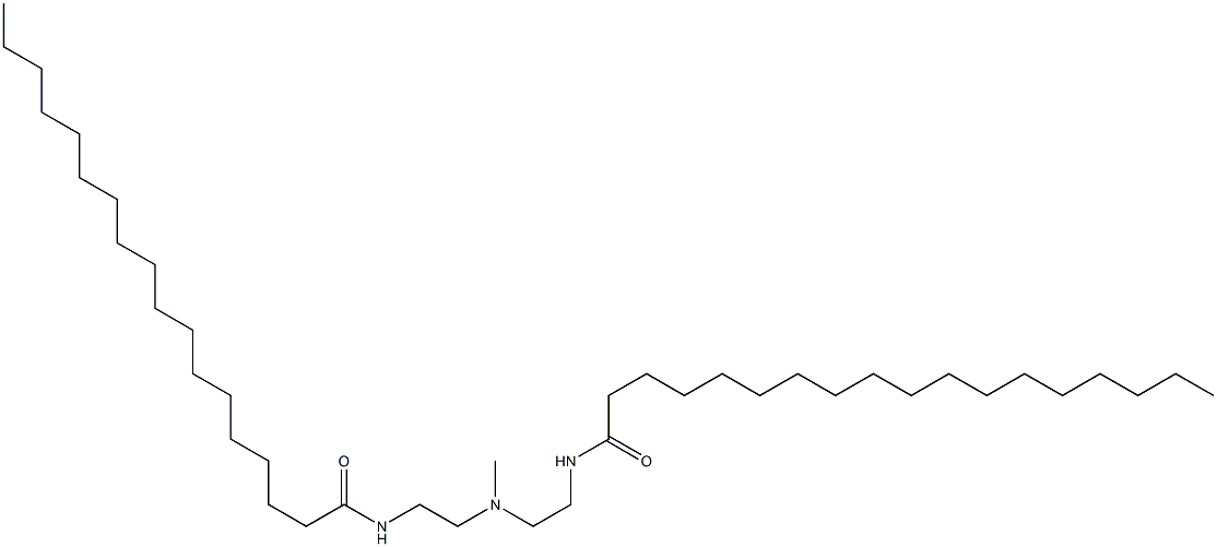 N,N'-[Methyliminobis(ethylene)]bis(octadecanamide) Struktur