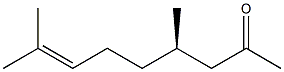 (4R)-4,8-Dimethyl-7-nonene-2-one Struktur