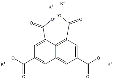 1,3,6,8-Naphthalenetetracarboxylic acid tetrapotassium salt Struktur