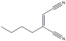 (Z)-2-Butyl-2-butenedinitrile Struktur