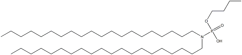 N,N-Diicosylamidophosphoric acid hydrogen butyl ester Struktur