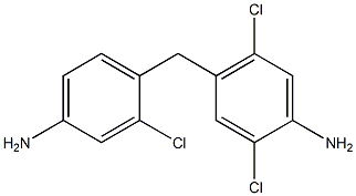 4-[(4-Amino-2-chlorophenyl)methyl]-2,5-dichloroaniline Struktur