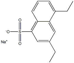 3,5-Diethyl-1-naphthalenesulfonic acid sodium salt Struktur