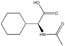 N-Acetyl-D-2-cyclohexylglycine Struktur