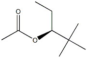 [S,(-)]-2,2-Dimethyl-3-pentanol acetate Struktur