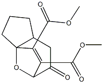 2,3,6,7,8,8a-Hexahydro-7-oxo-3a,6(1H)-epoxyazulene-4,5-dicarboxylic acid dimethyl ester Struktur