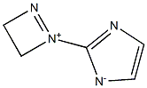 2-[(3,4-Dihydro-1,2-diazet-2-ium)-2-yl]-1H-imidazol-1-ide Struktur