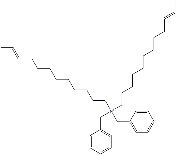 Di(10-dodecenyl)dibenzylaminium Struktur