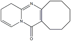 3,4,6,7,8,9,10,11-Octahydro-12H-cycloocta[d]pyrido[1,2-a]pyrimidin-12-one Struktur