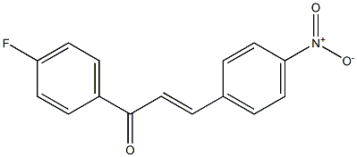 4-Nitro-4'-fluoro-trans-chalcone Struktur