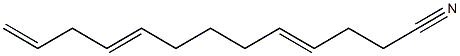 4,9,12-Tridecatrienenitrile Struktur