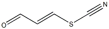 (E)-3-Thiocyanatopropenal Struktur