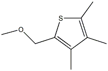 2,3,4-Trimethyl-5-methoxymethylthiophene Struktur