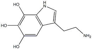 3-(2-Aminoethyl)-1H-indole-5,6,7-triol Struktur