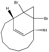 (1S,9S)-10,12-Dibromotricyclo[7.3.2.010,12]tetradec-13-ene Struktur