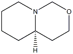 (4aR,9R)-Hexahydro-3H-pyrido[1,2-c][1,3]oxazine Struktur