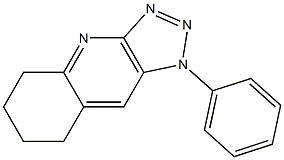 1-Phenyl-5,6,7,8-tetrahydro-1H-1,2,3-triazolo[4,5-b]quinoline Struktur