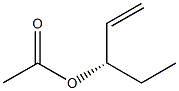 (-)-Acetic acid (S)-1-pentene-3-yl ester Struktur