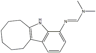 4-[[(Dimethylamino)methylene]amino]-6,7,8,9,10,11-hexahydro-5H-cyclooct[b]indole Struktur