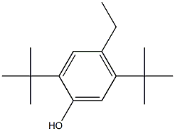 2,5-Di-tert-butyl-4-ethylphenol Struktur