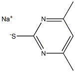 Sodium 4,6-dimethylpyrimidine-2-thiolate Struktur