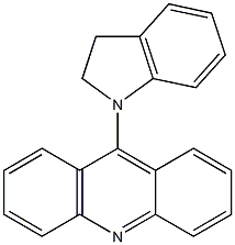 9-(Indolin-1-yl)acridine Struktur