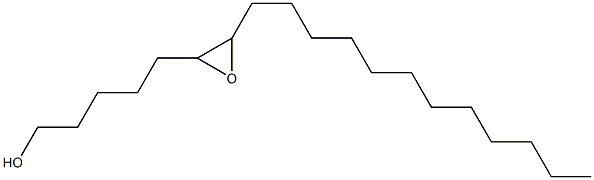 6,7-Epoxynonadecan-1-ol Struktur