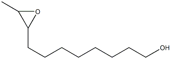 9,10-Epoxyundecan-1-ol Struktur