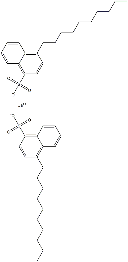 Bis(4-decyl-1-naphthalenesulfonic acid)calcium salt Struktur