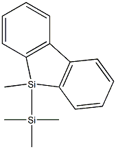 9-Methyl-9-trimethylsilyl-9-sila-9H-fluorene Struktur